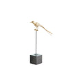 Global Views Brass Perched Swallow
