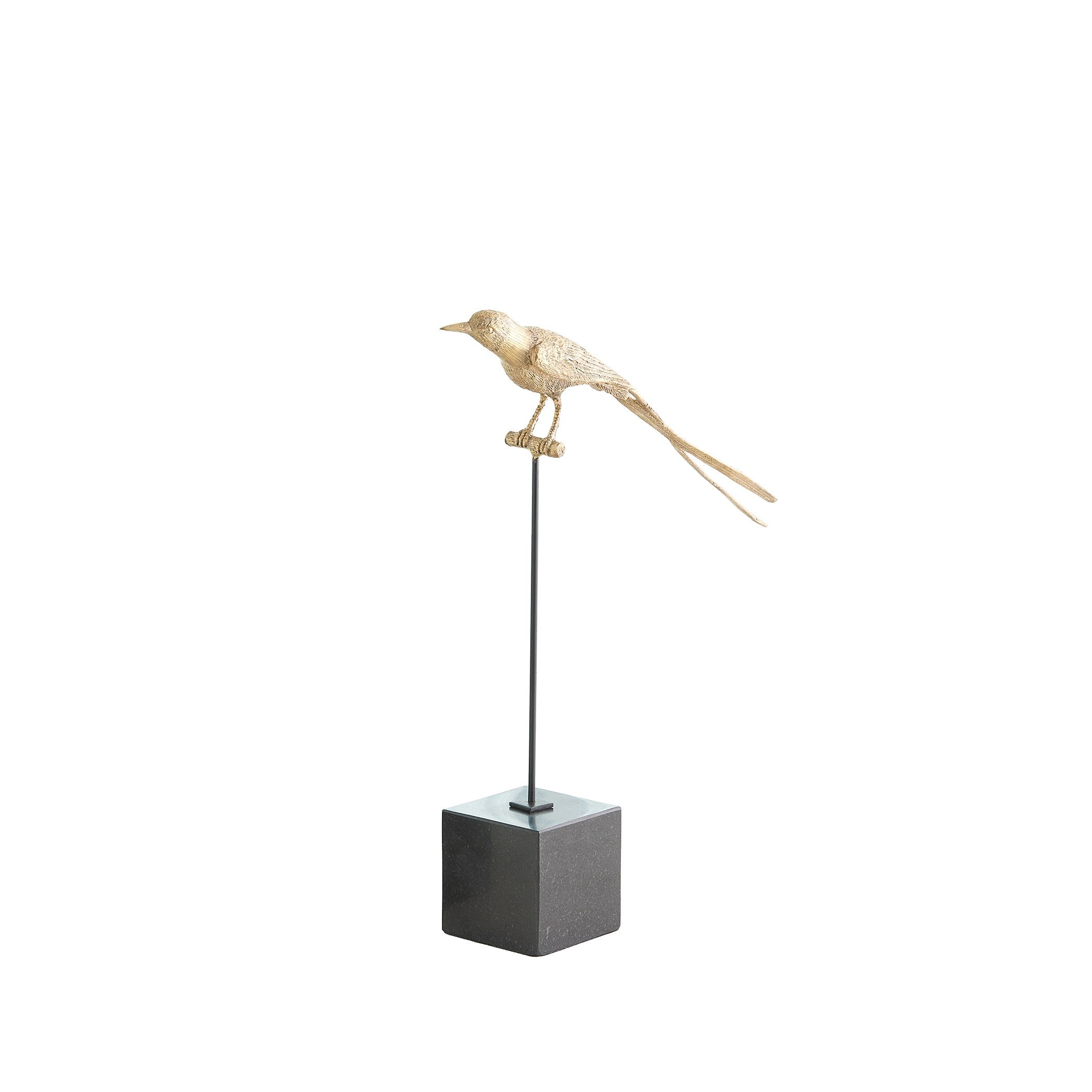 Global Views Brass Perched Swallow