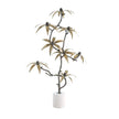 Global Views Black Bronze Brass Eyed Susan Sculpture