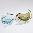 Global Views Blue Gelp Bowl