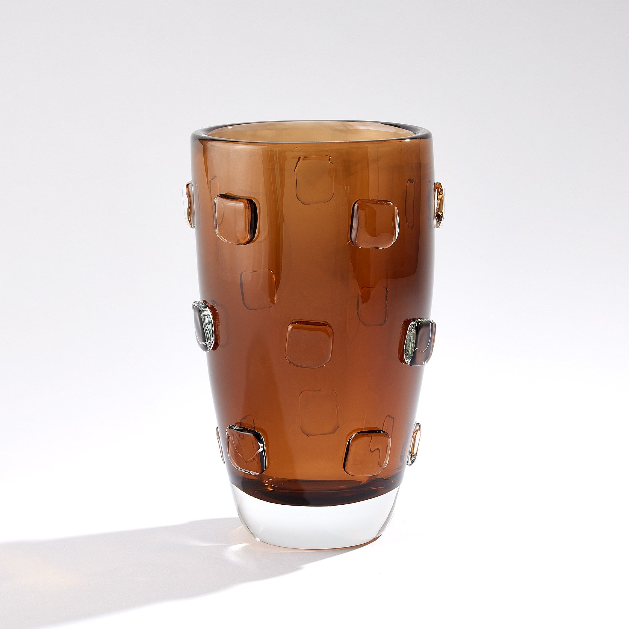 Global Views Amber Large Ingot Vase