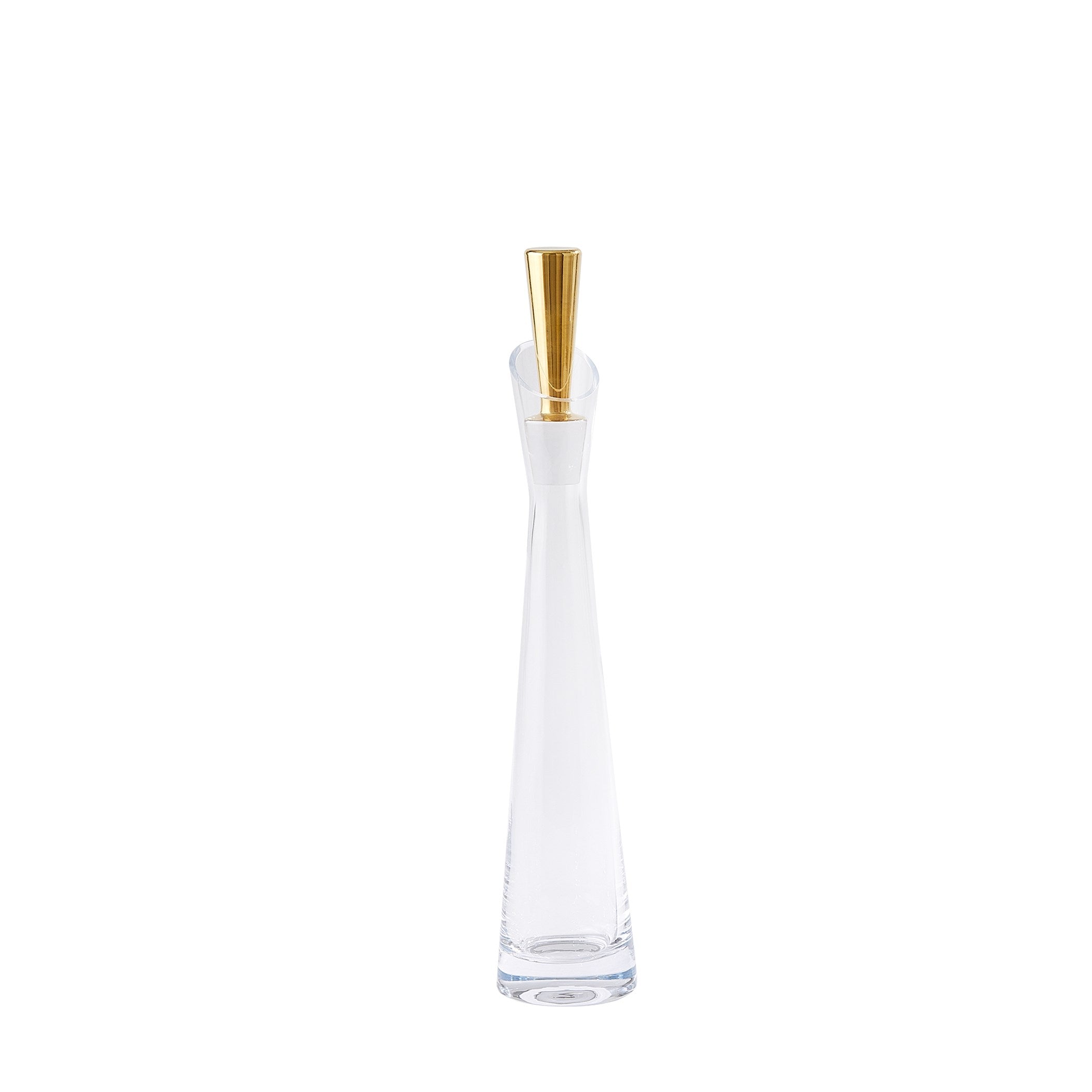 Global Views Gold Slant Decanter