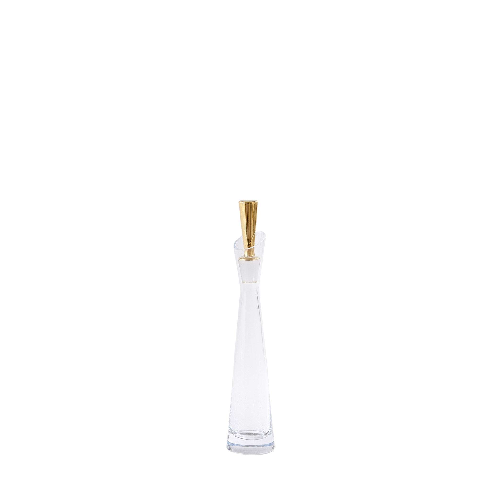 Global Views Gold Slant Decanter
