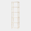 Global Views Brass White Marble Arbor Etagere