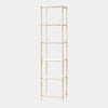 Global Views Brass White Marble Arbor Etagere