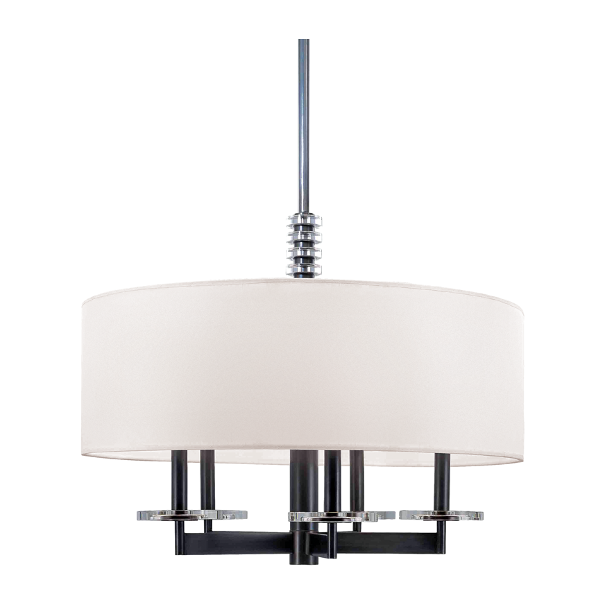 Hudson Valley Lighting Chelsea 5 Light 24 inch Polished Nickel Chandelier Ceiling Light Clearance