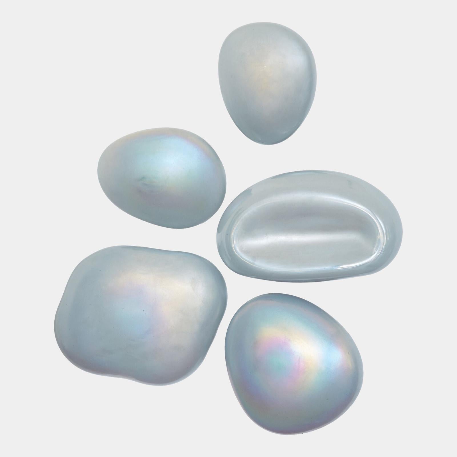 Global Views Glass Wall Gems Set of 5