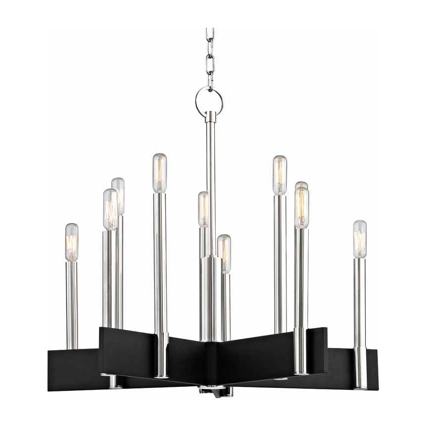 Hudson Valley Lighting Abrams 10 Light 23.75 inch Chandelier Ceiling Light Clearance