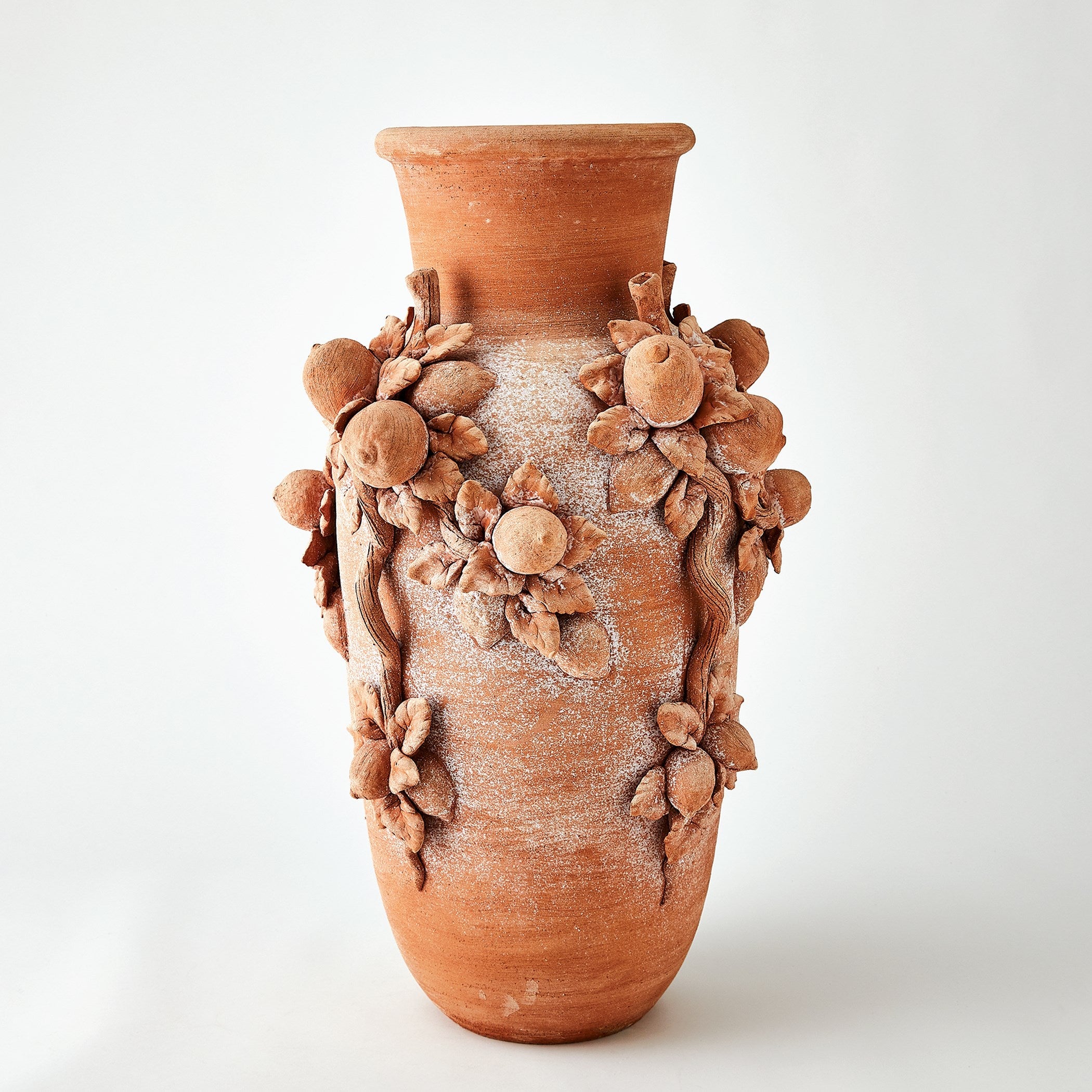 Global Views Matte White Villa Limone Urn