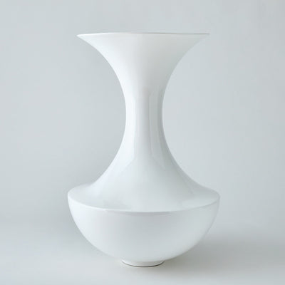 Global Views Black Trumpet Vase