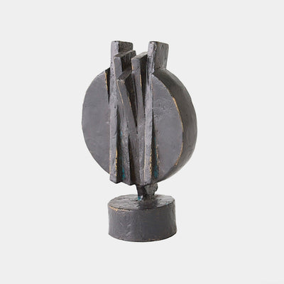 Global Views Deconstructed Disk Bronze Sculpture