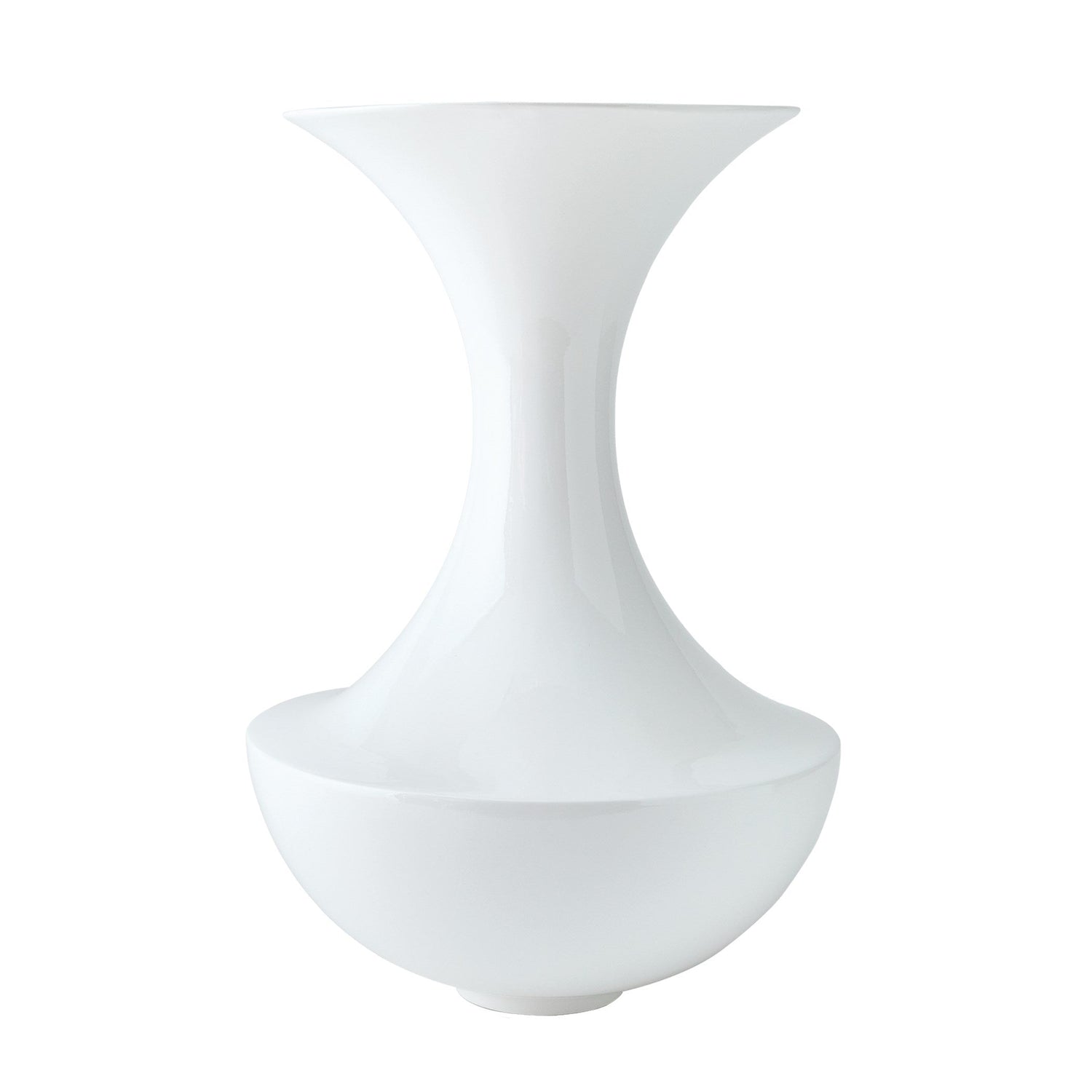 Global Views Black Trumpet Vase
