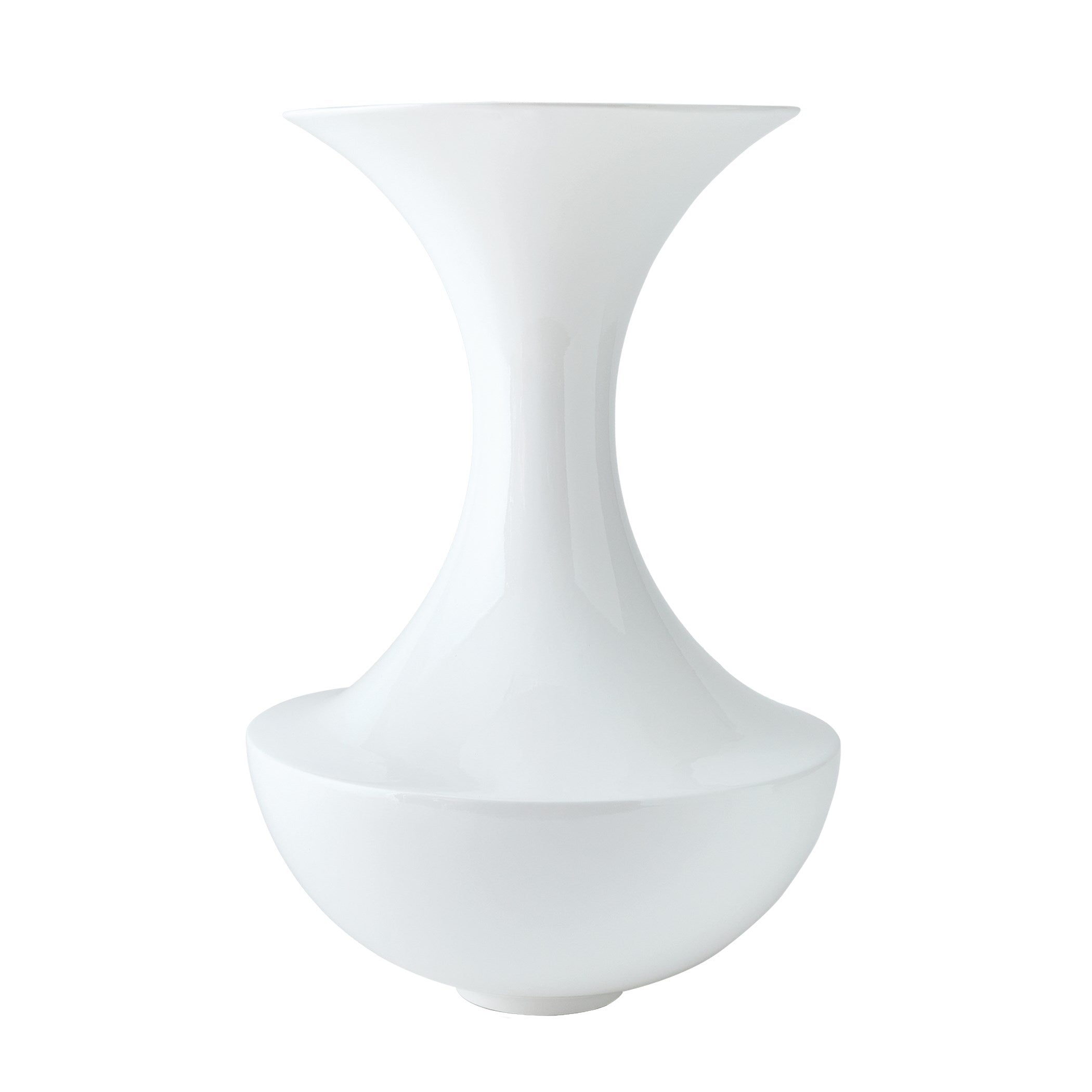 Global Views Black Trumpet Vase