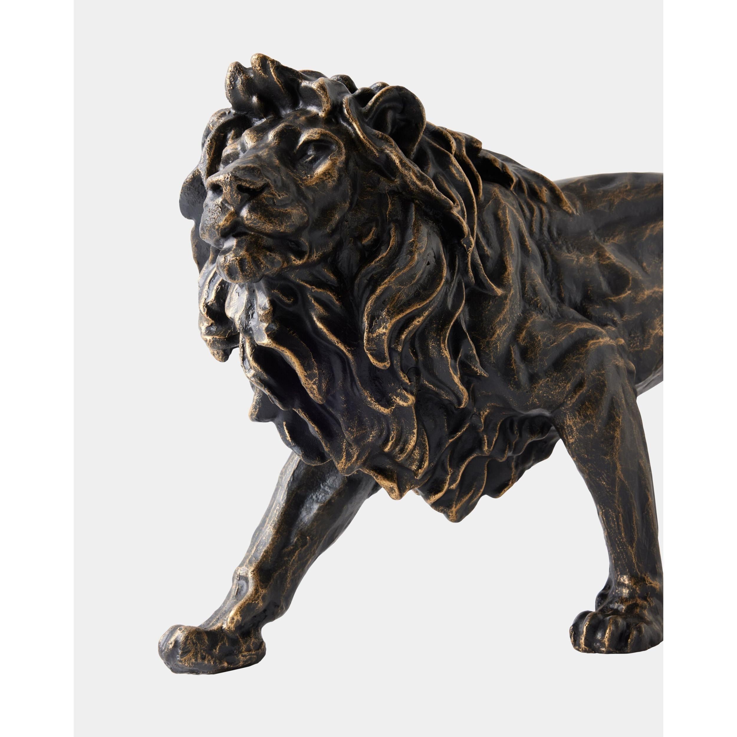 Global Views Prowling Lion Sculpture
