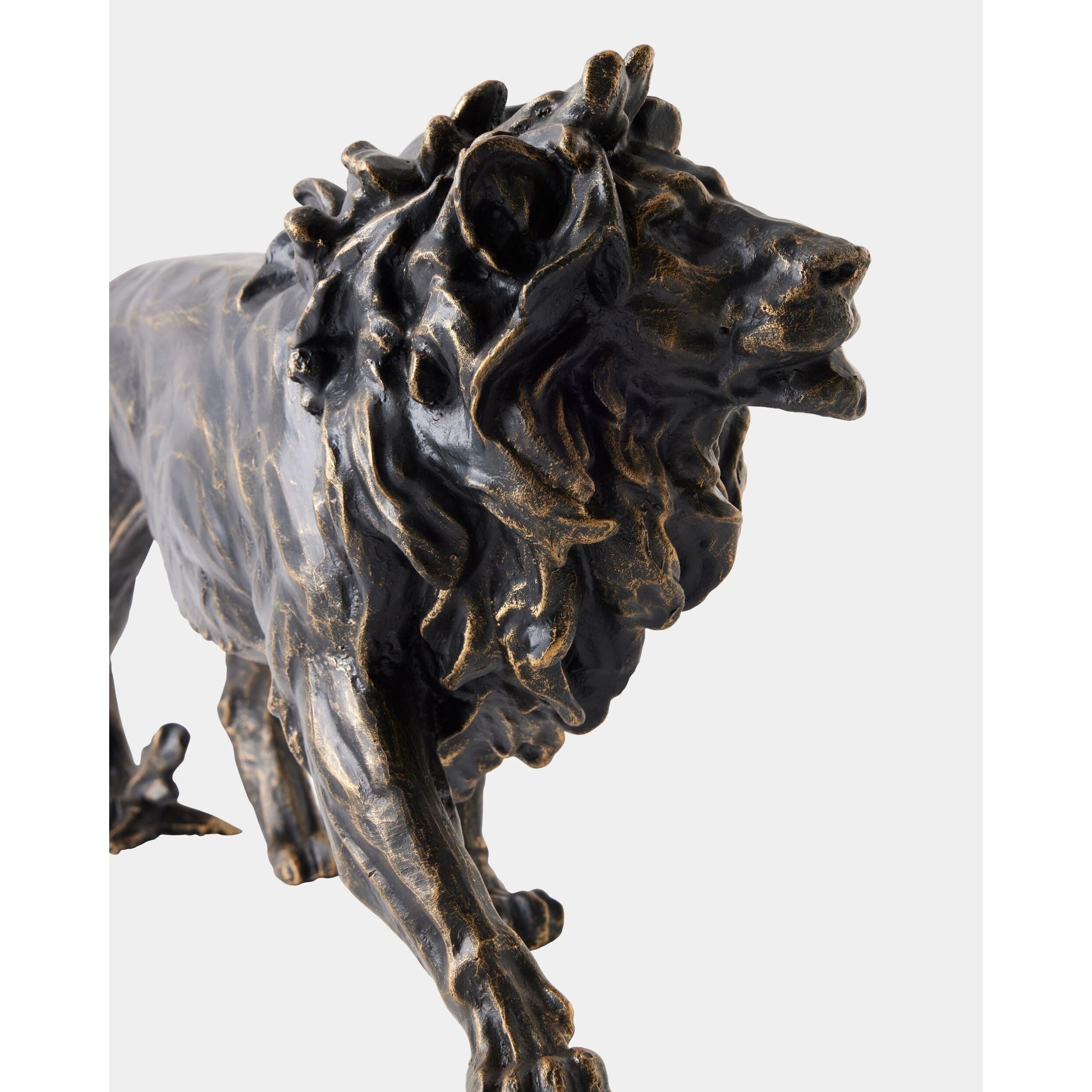 Global Views Prowling Lion Sculpture