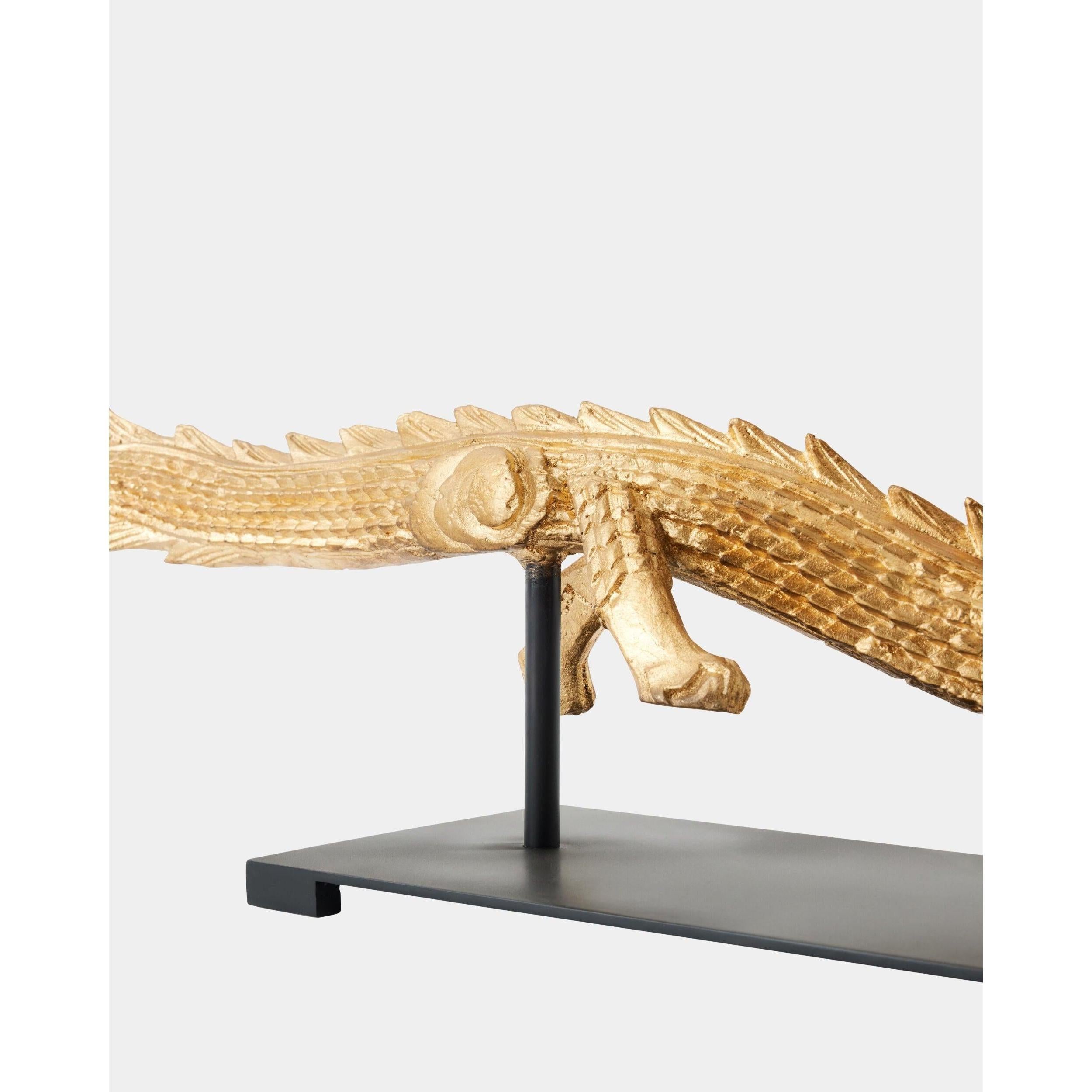 Global Views Dragon Sculpture on Stand