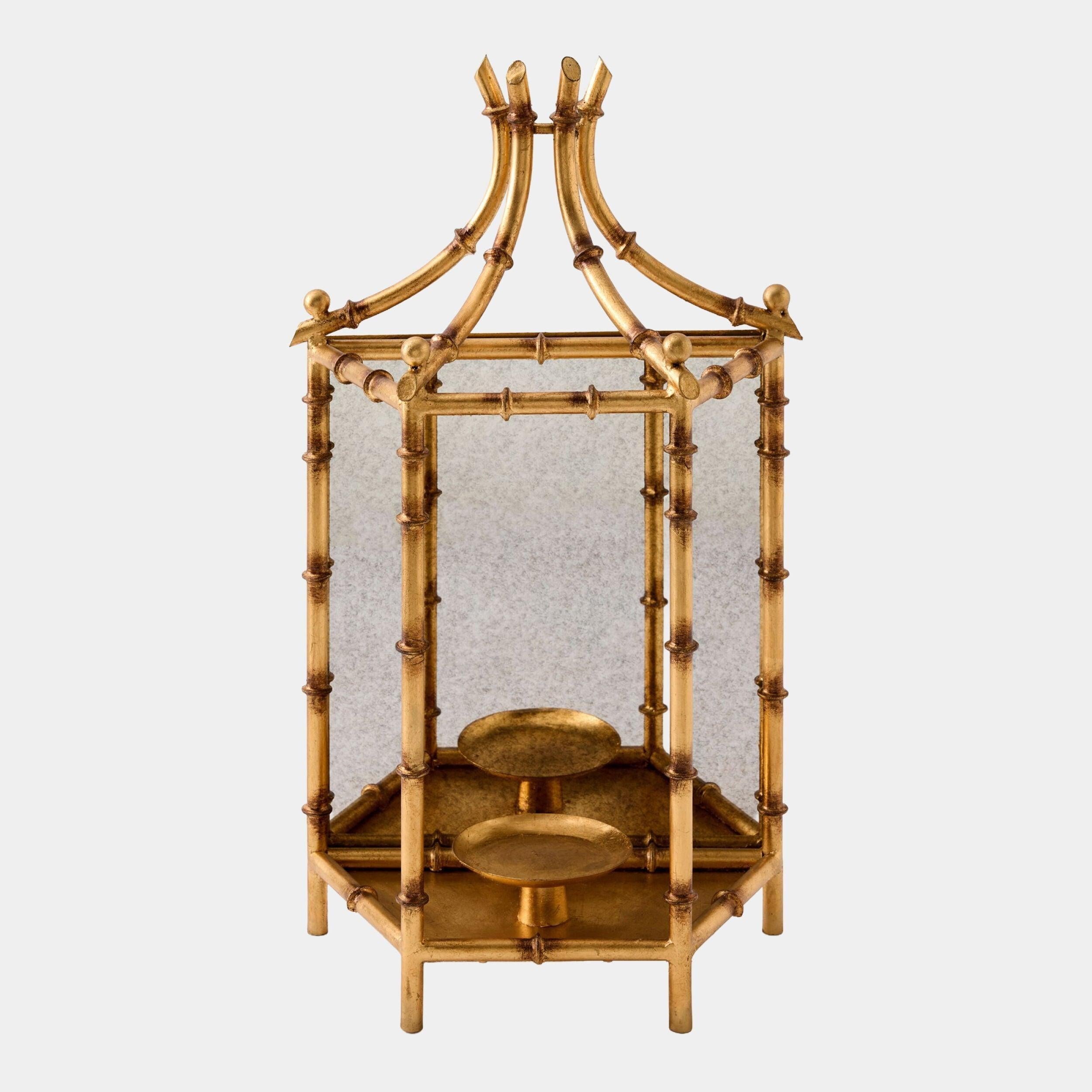 Global Views Bamboo Wall Lantern