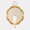 Global Views Octagonal Bamboo Mirror
