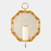 Global Views Octagonal Bamboo Mirror