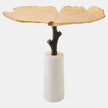 Global Views Ginkgo Leaf Side Table