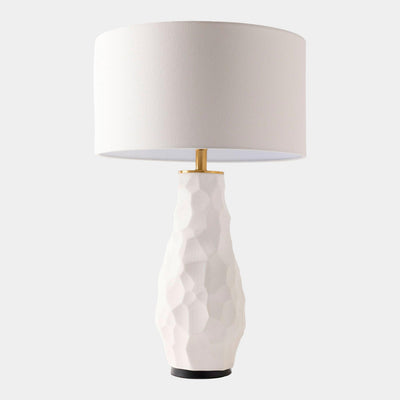 Global Views Vasher Chiseled Ceramic Lamp