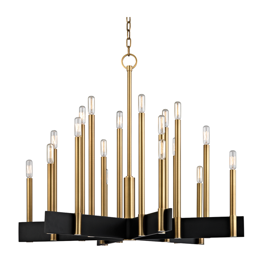 Hudson Valley Lighting Abrams 18 Light 33.5 inch Chandelier Ceiling Light Clearance