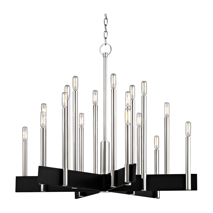 Hudson Valley Lighting Abrams 18 Light 33.5 inch Chandelier Ceiling Light Clearance
