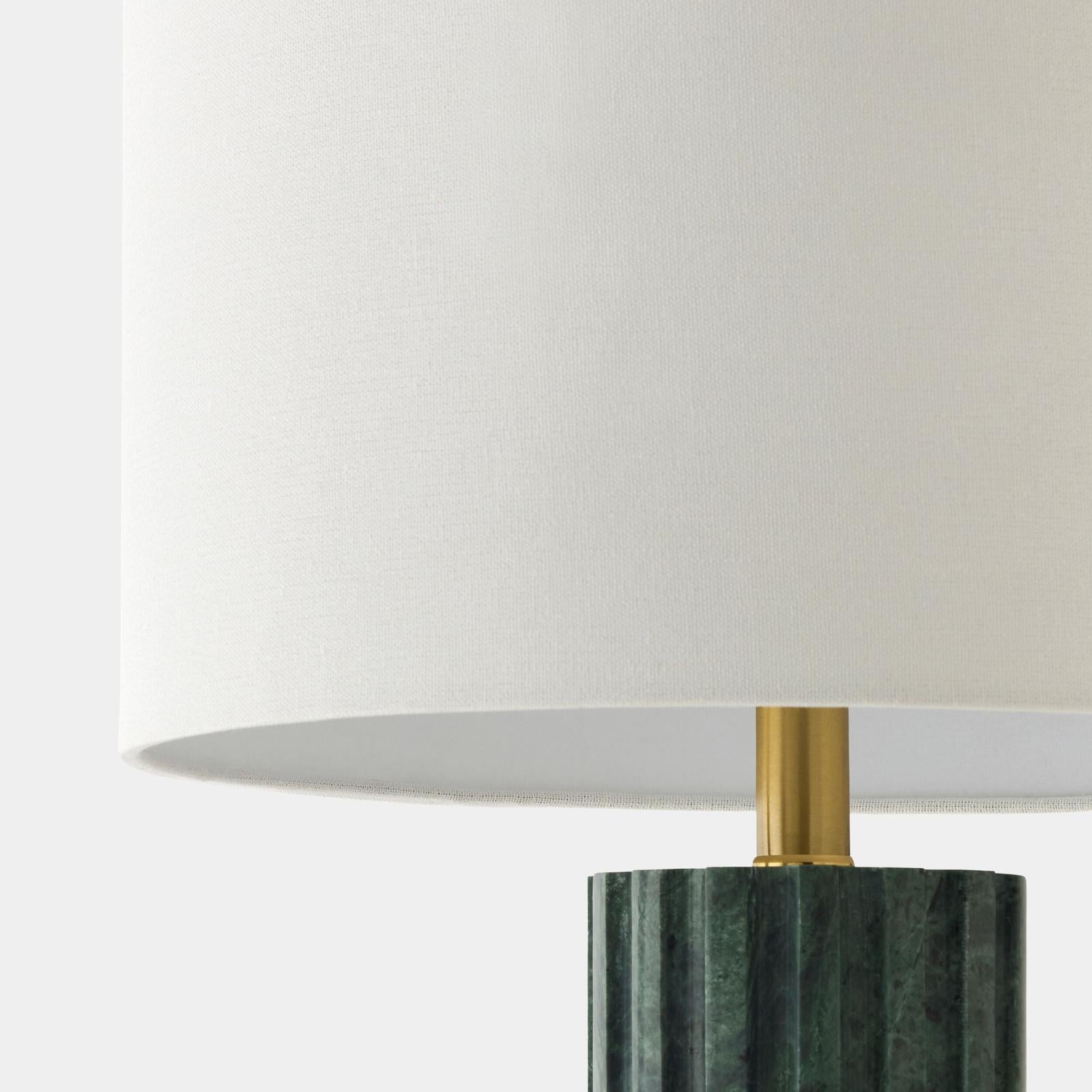 Global Views Grooved Marble Lamp