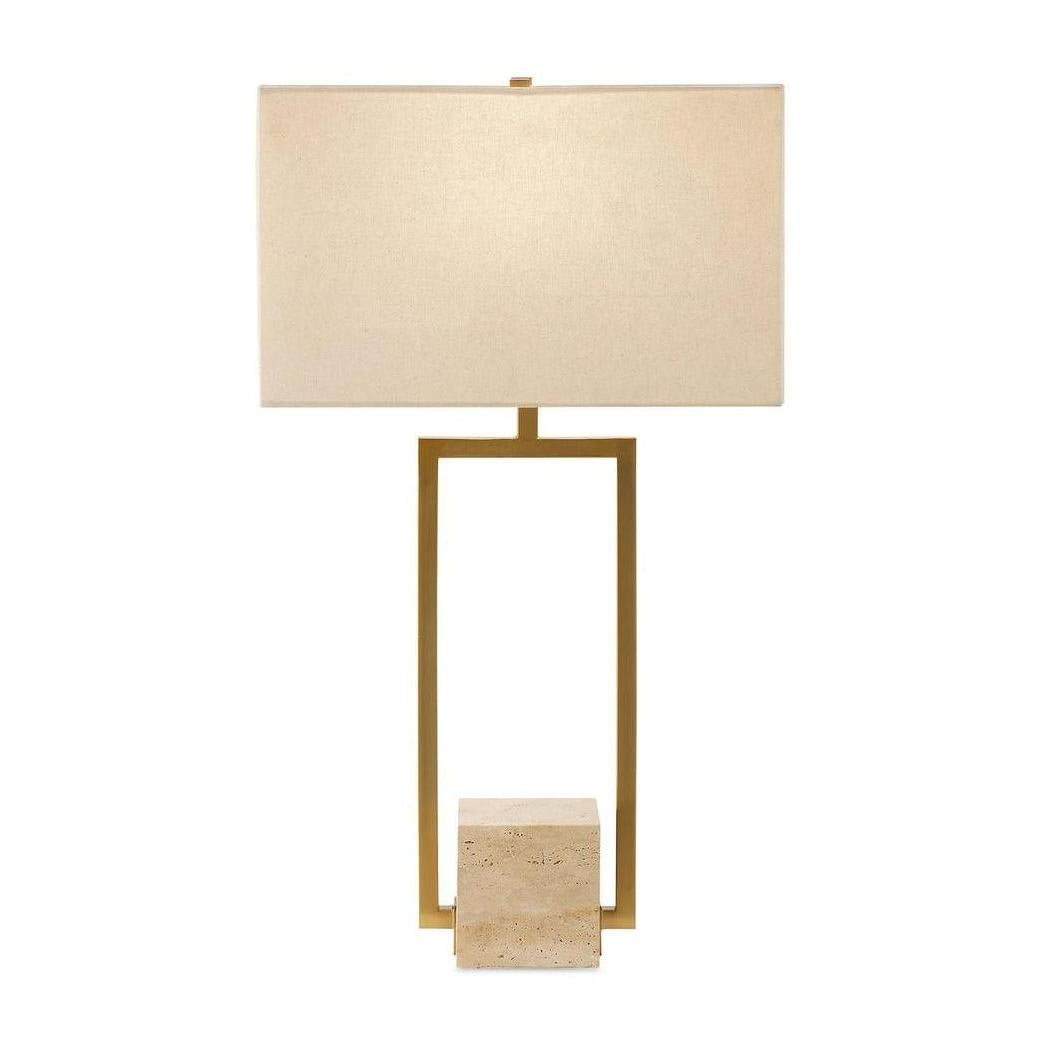 Uttermost Warrick Modern Travertine Table Lamp