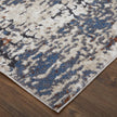 Feizy Gilmore 39MLF Modern Abstract, Ivory/Blue/Gray, Rug