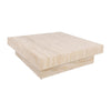 Fairfield Tivoli Square Travertine Cocktail Table