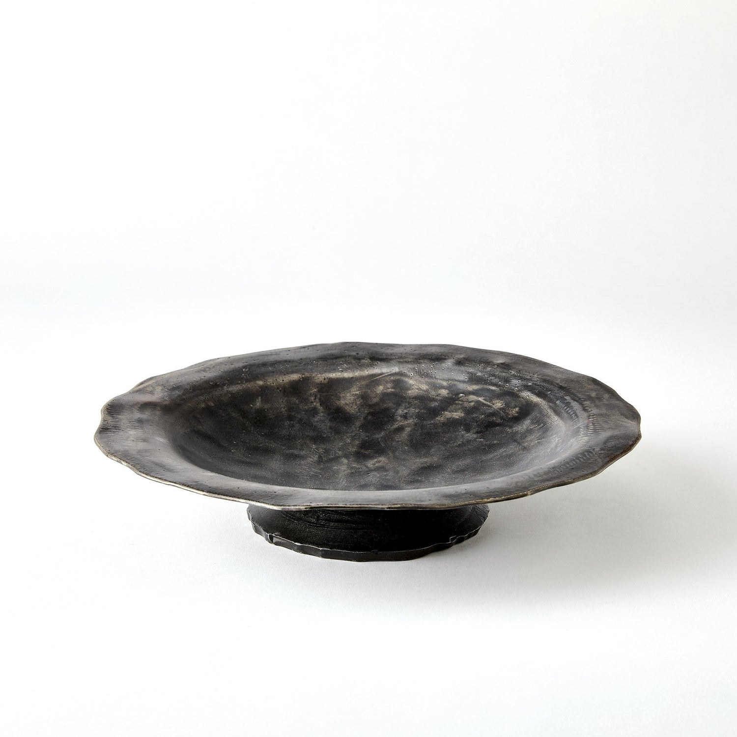 Global Views Natural Iron Forest Blossom Bowl