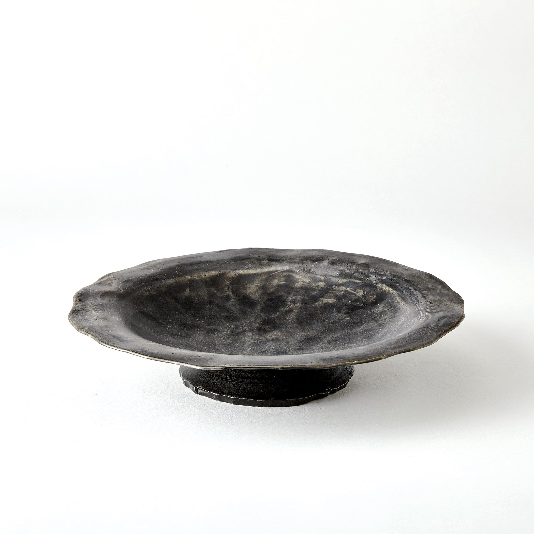 Global Views Natural Iron Forest Blossom Bowl