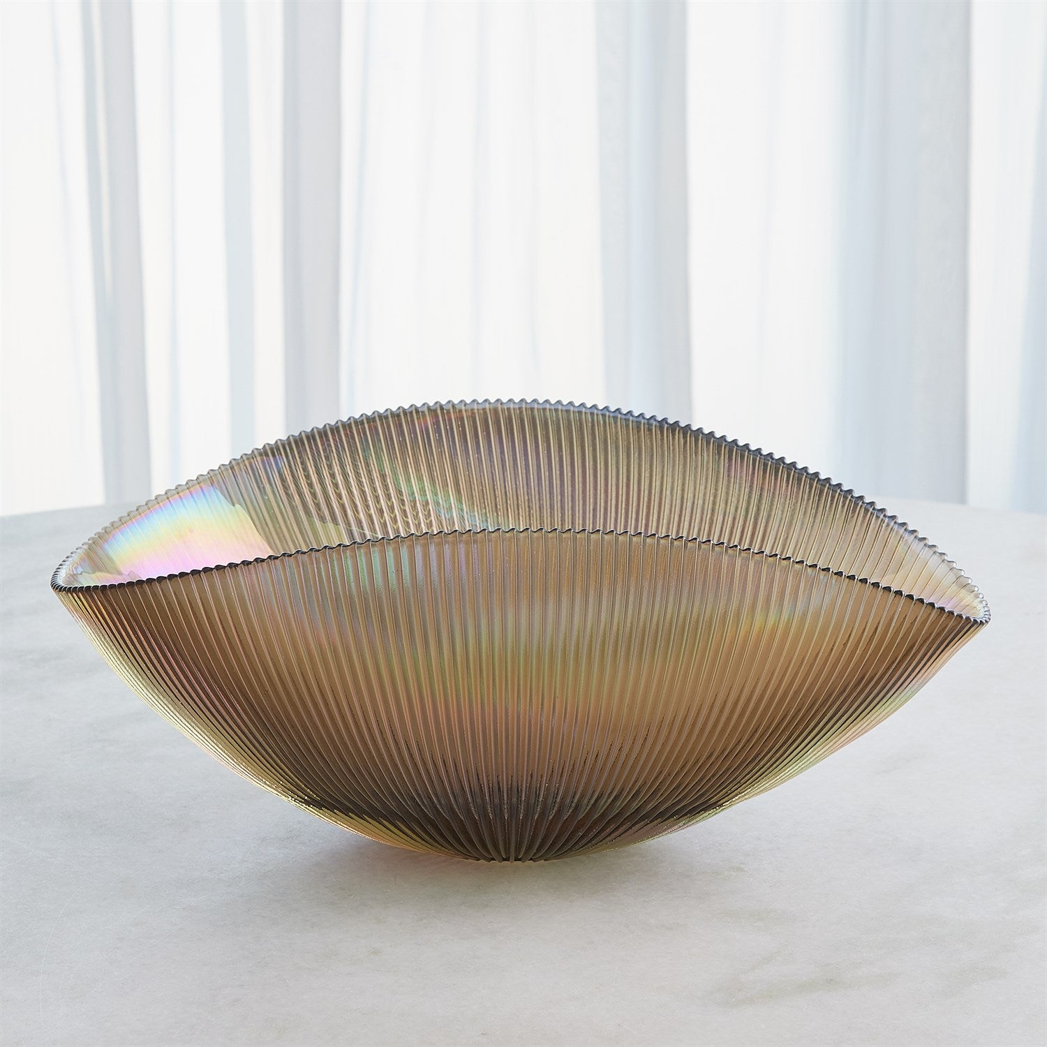 Global Views Pleated Bowl