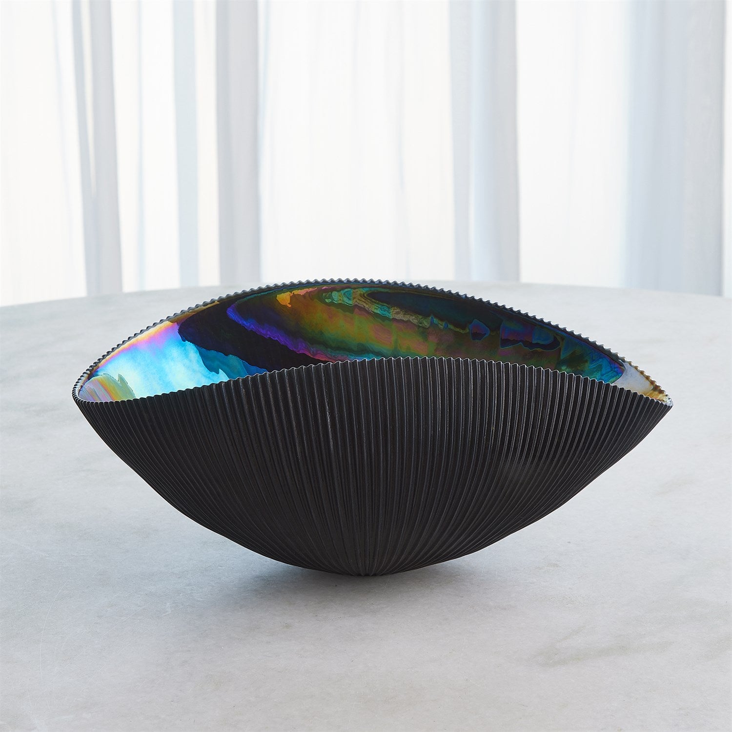 Global Views Pleated Bowl
