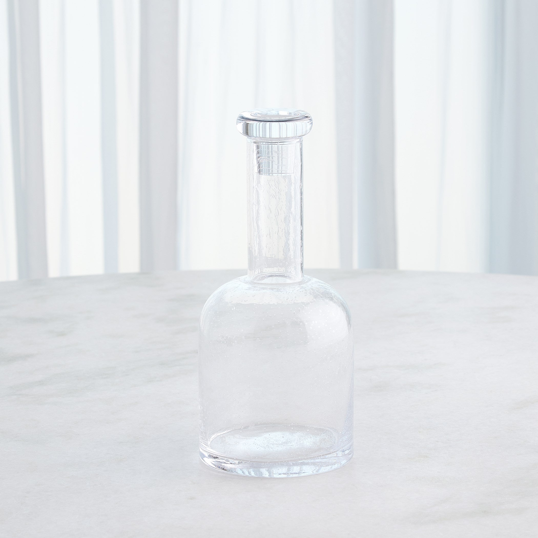 Global Views Necked Seeded Decanter