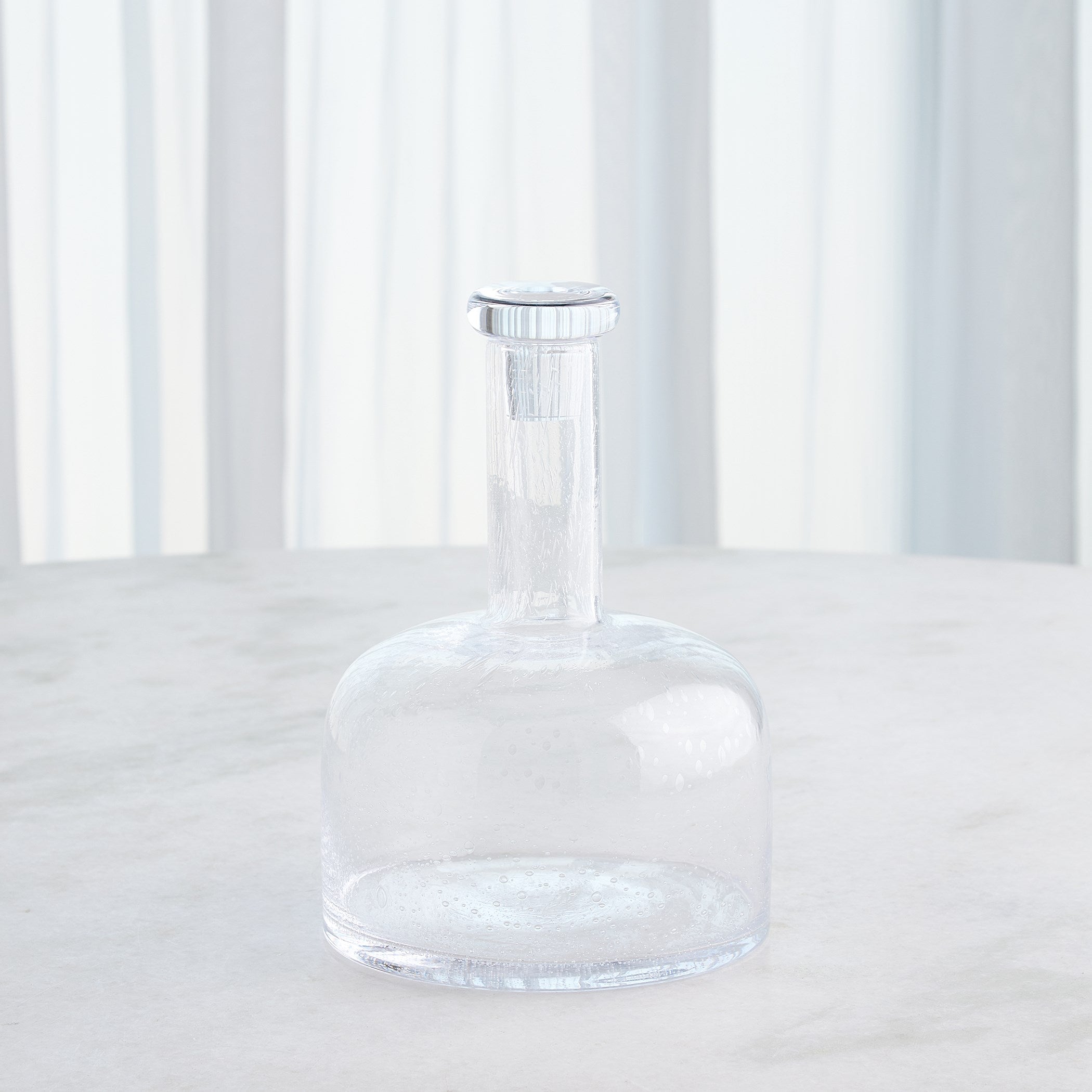 Global Views Necked Seeded Decanter