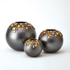 Global Views Reactive Black Array Vase