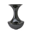 Global Views Black Trumpet Vase