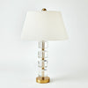Global Views Stacked Faceted Crystal Lamp