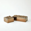 Global Views Bronze Pebbles Box