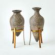 Global Views Amphora Alabaster Vase