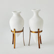 Global Views Amphora Alabaster Vase