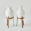 Global Views Amphora Alabaster Vase