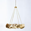 Global Views Brass Laurel Chandelier