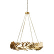 Global Views Brass Laurel Chandelier