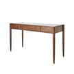 Global Views Triple Curve Desk Walnut