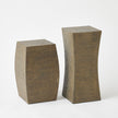 Global Views Aged Brass Lames Table