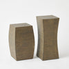 Global Views Aged Brass Lames Table