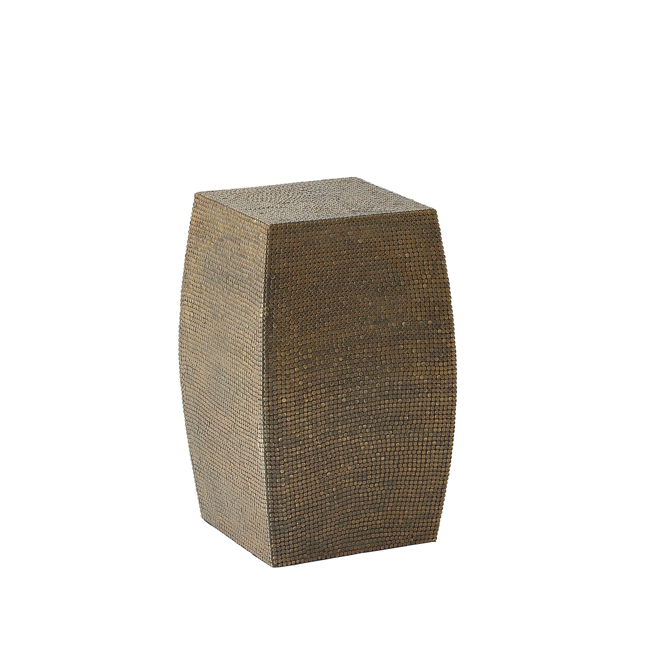 Global Views Aged Brass Lames Table